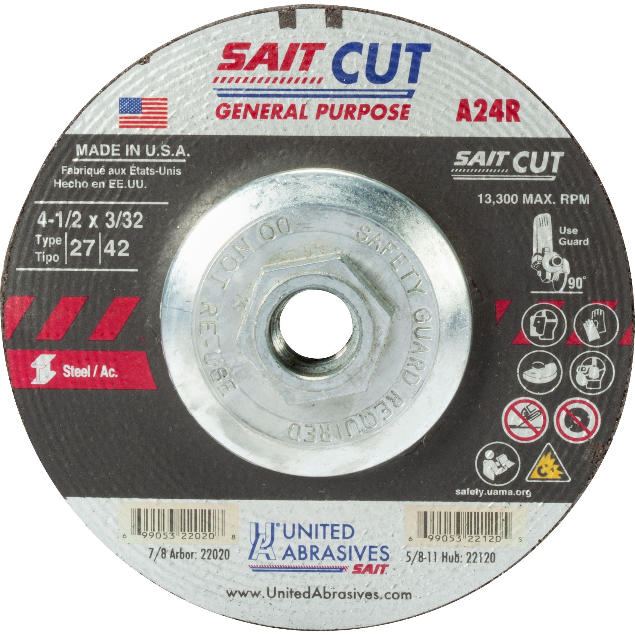 A24R General Purpose Cutting Wheels