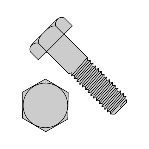 5/16-18 Galvanized Hex Bolts 5/16-18 Galvanized Hex Bolts