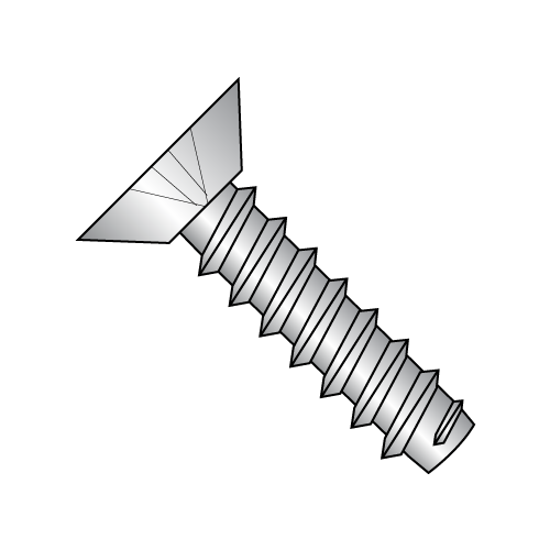 Flat Undercut Phillips, Type B, 18-8 Stainless Steel Self-Tapping Screws
