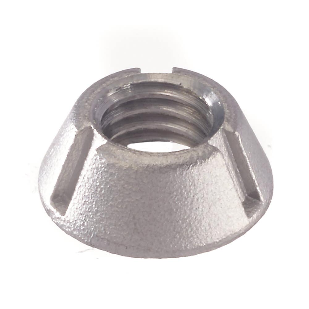 Zamak 5 Zinc Alloy, Tamper-Resistant Trident Nuts - Metric Sizes Zamak 5 Zinc Alloy, Tamper-Resistant Trident Nuts - Metric Sizes