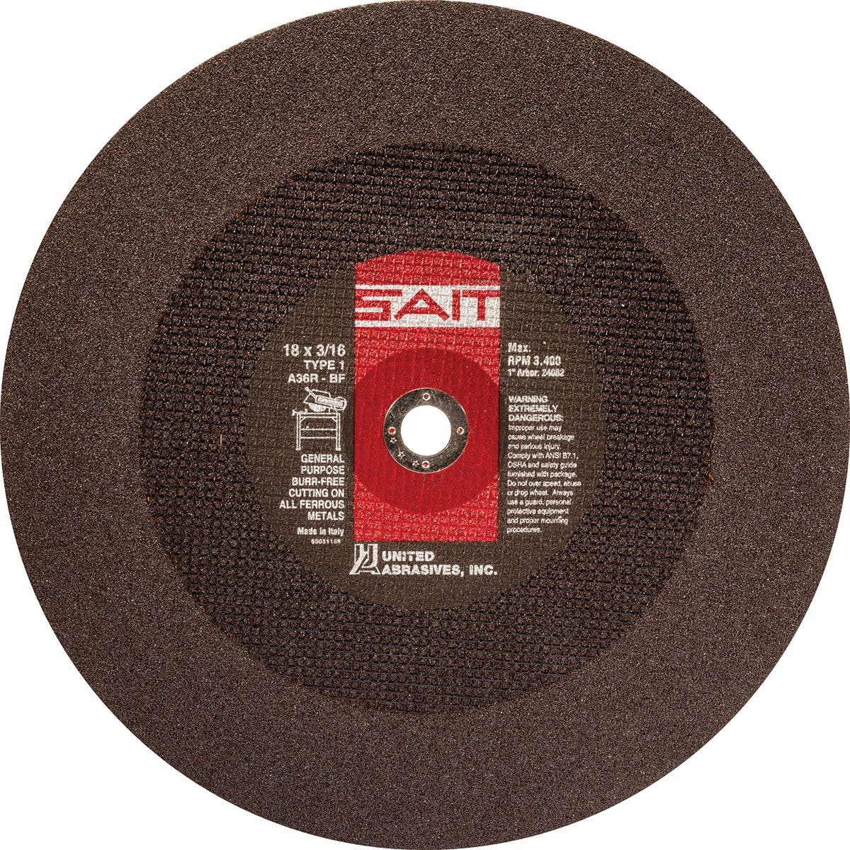 Burr Free Stationary Saw Wheels, A36R