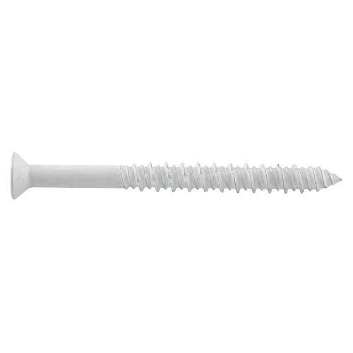 UltraCon®+ Phillips Flat Trimfit Head, White Concrete Screw Anchor