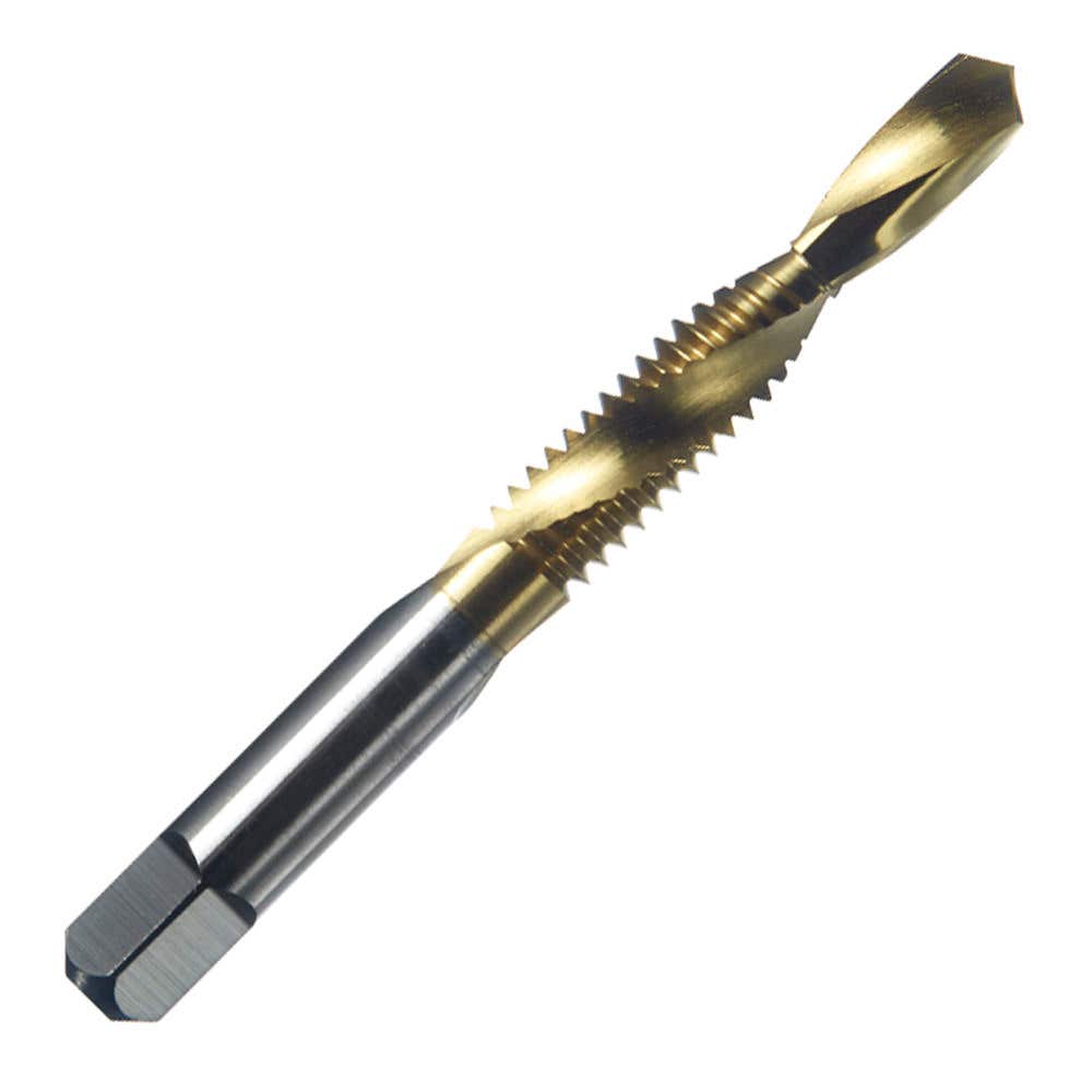 Titanium Nitride Coated Drill & Tap Combination, Square Shank, DT22T Series