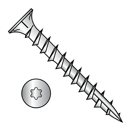 Type 17 Deck Screws w/Nibs FH TORX 305 Stainless Type 17 Deck Screws w/Nibs FH TORX 305 Stainless