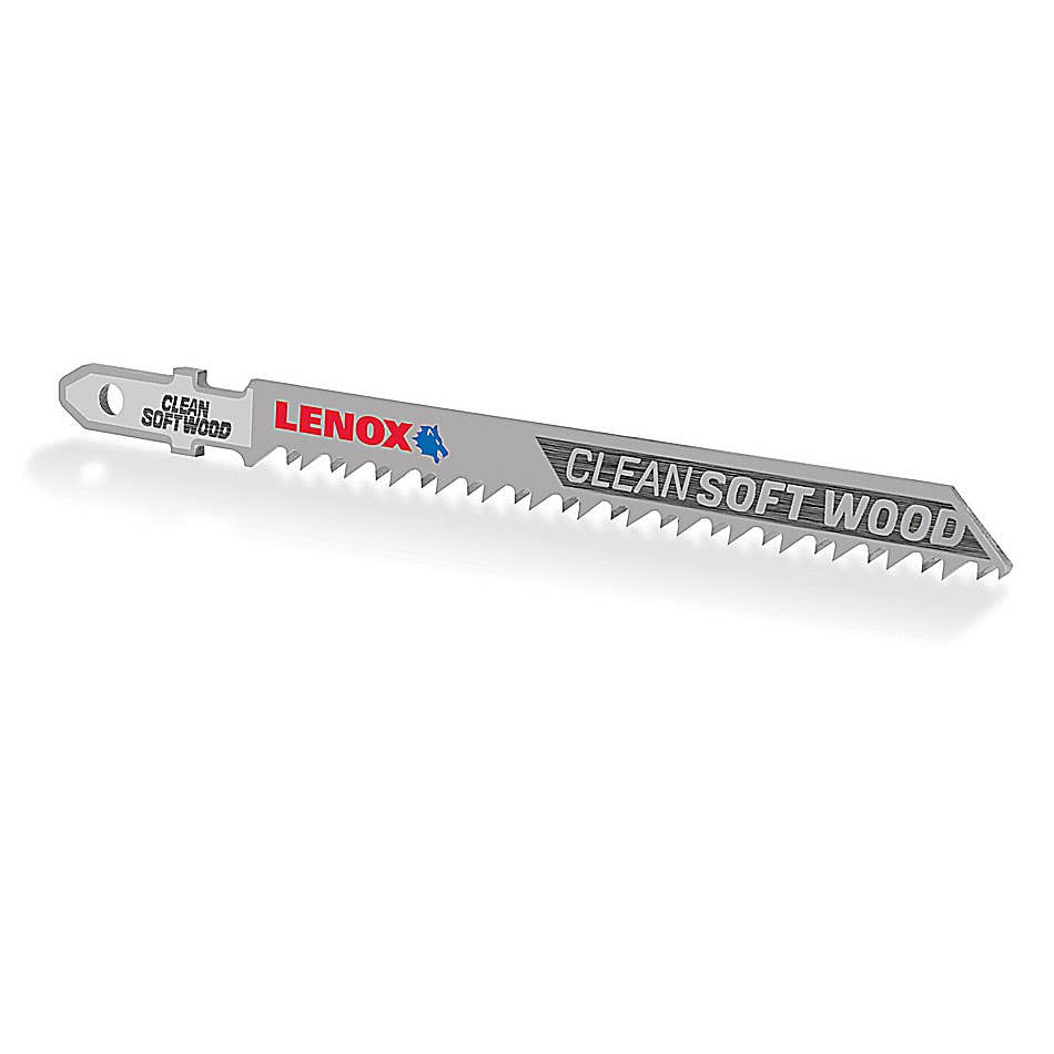 Clean Wood Cutting T-Shank Jig Saw Blades by Lenox Clean Wood Cutting T-Shank Jig Saw Blades by Lenox