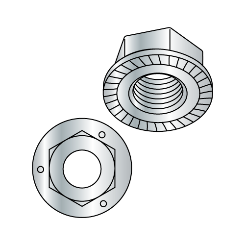 Serrated Flange Nuts