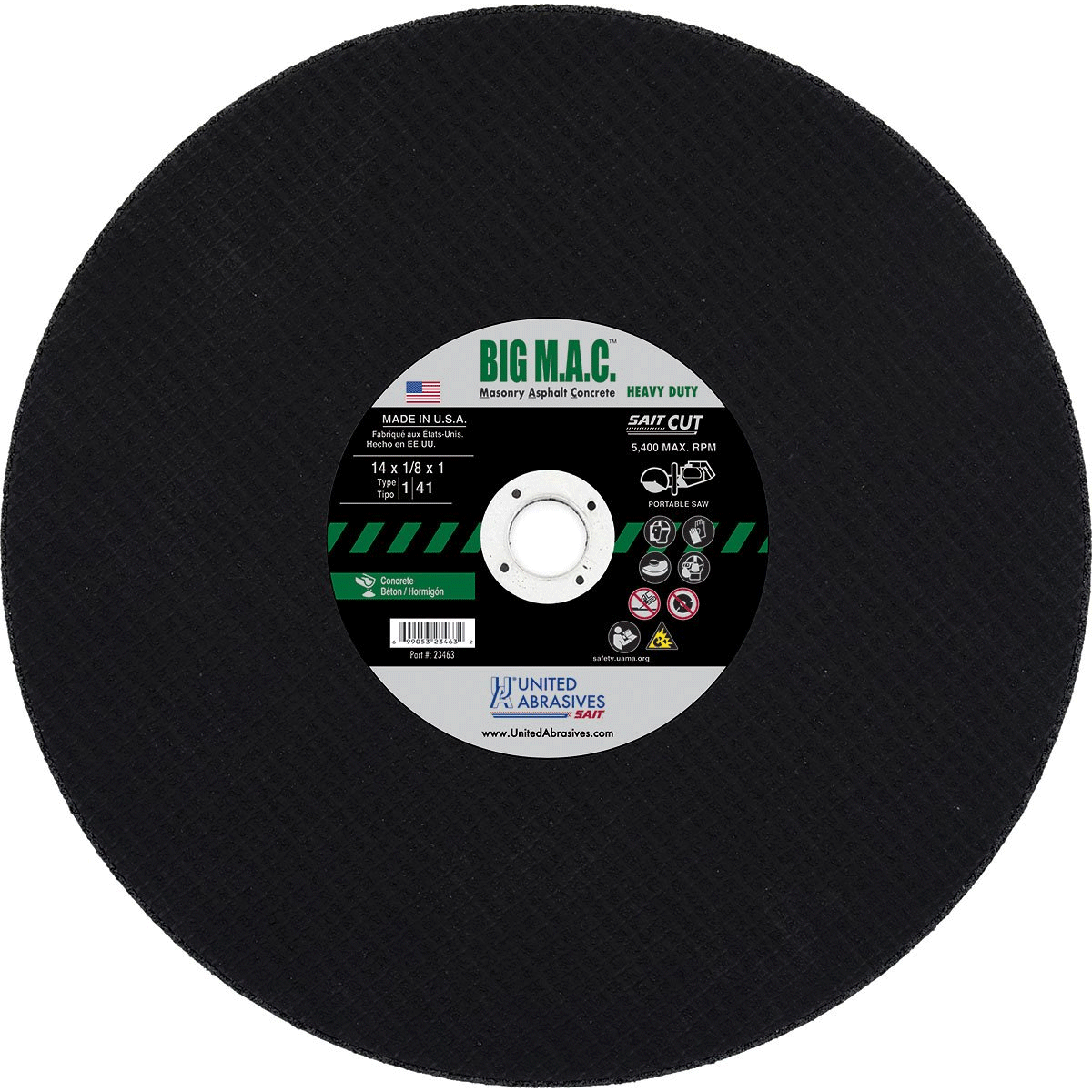 Big M.A.C.™ Masonry, Asphalt, Concrete