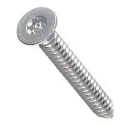 Flat 6-Lobe Sheet Metal Screws Tamper-Resistant