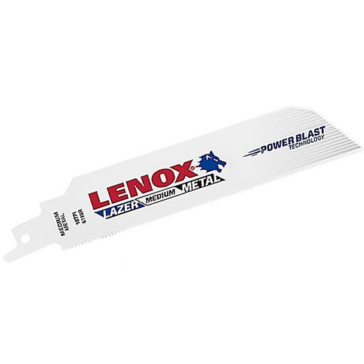 Bi-Metal Reciprocating Saw Blades, Heavy Metal Cutting, Lenox Lazer Bi-Metal Reciprocating Saw Blades, Heavy Metal Cutting, Lenox Lazer