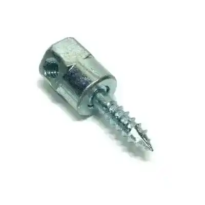 1/4" Powers Vertigo Wood Side Rod Hangers, 1" Screw Length, Carbon Steel Zinc Plated,