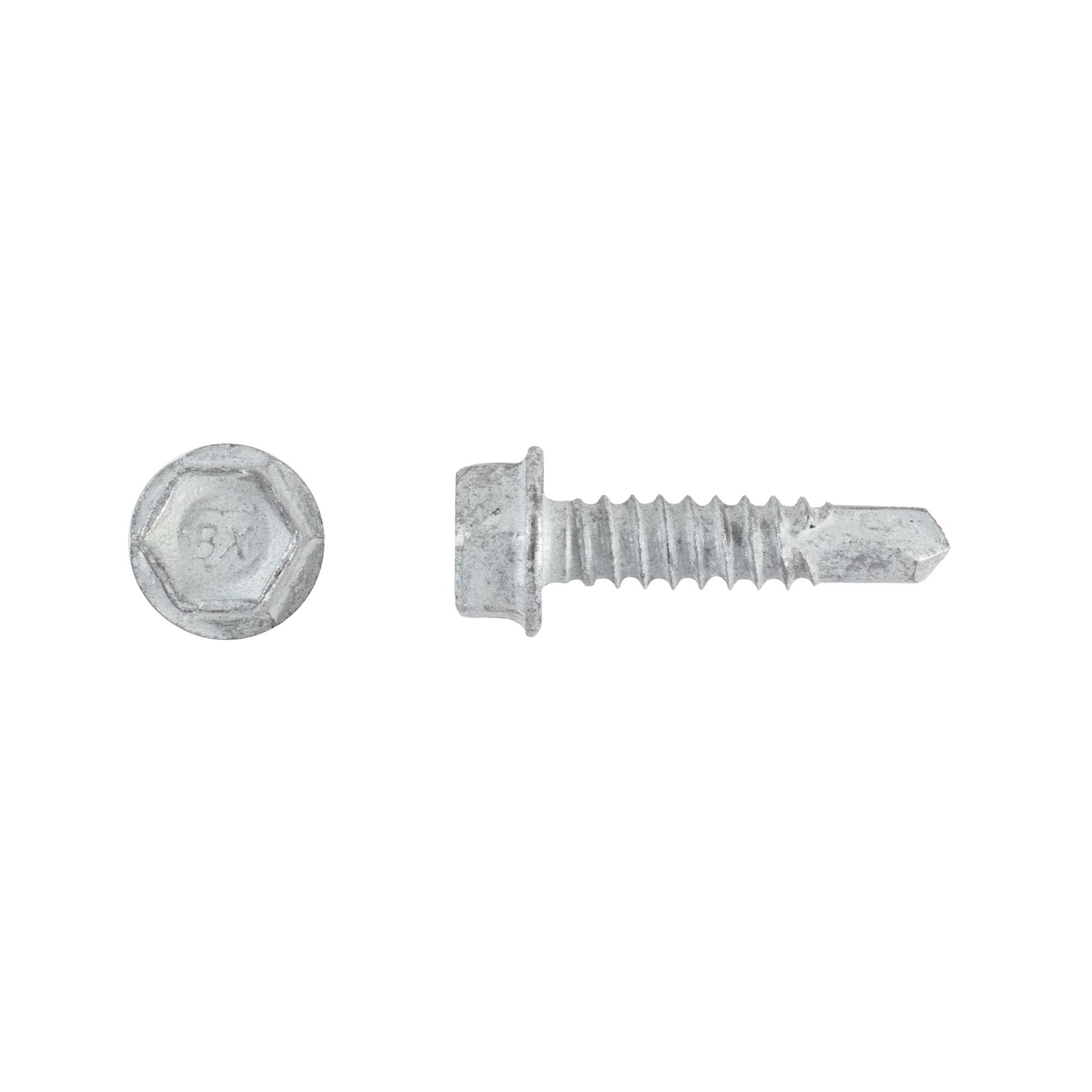 1/4-14 x 1'' Teks Select™ 3 Self-Drilling Screws, Hex Washer, Hex-Unslotted, Climaseal ACR™, ITW 1119000