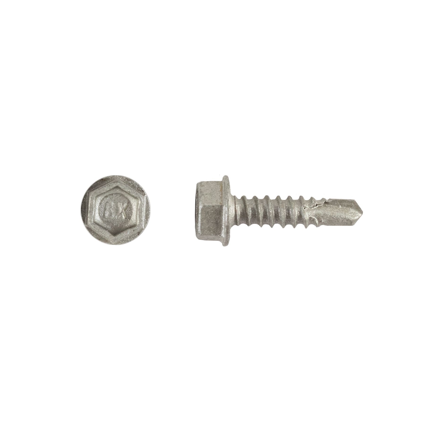 #12-24 x 2'' Teks® 5  Steel-to-Steel Self-Drilling Screws Bonded Washer, Hex Washer, Hex-Unslotted, Climaseal®, 1002000