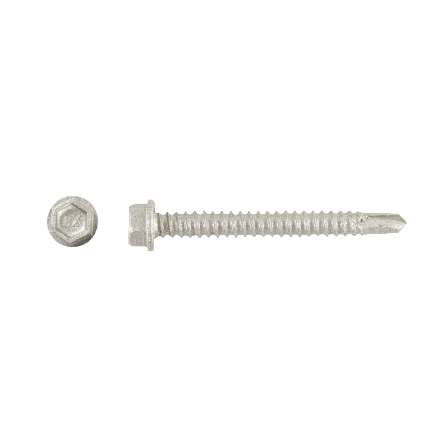 #12-14 x 2" Teks® 3 Steel to Steel Self-Drilling Screws, Hex-Unslotted, Climaseal®, 1140000