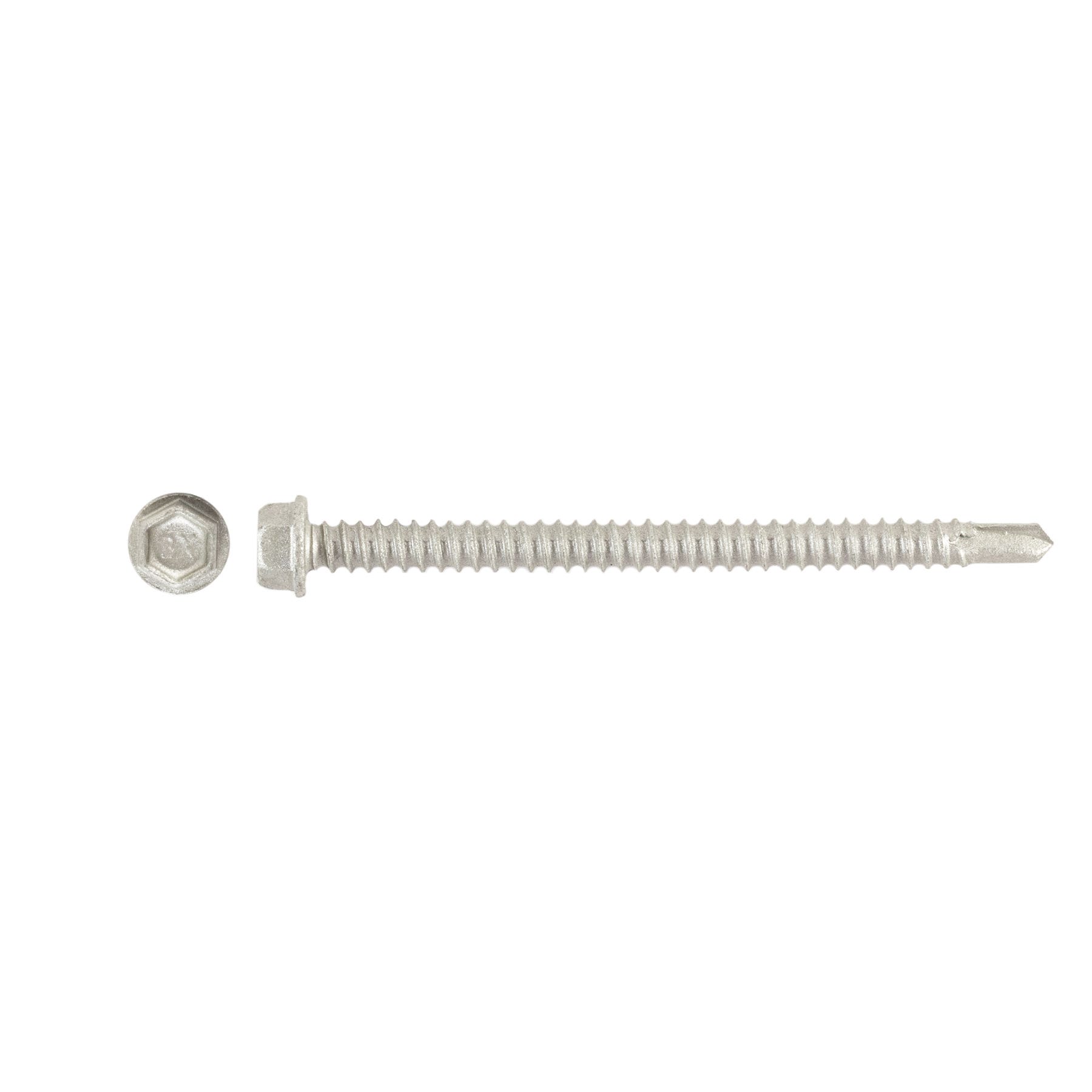 #12-14 x 3" Teks® 3 Steel to Steel Self-Drilling Screws, Hex-Unslotted, Climaseal®, 1143000