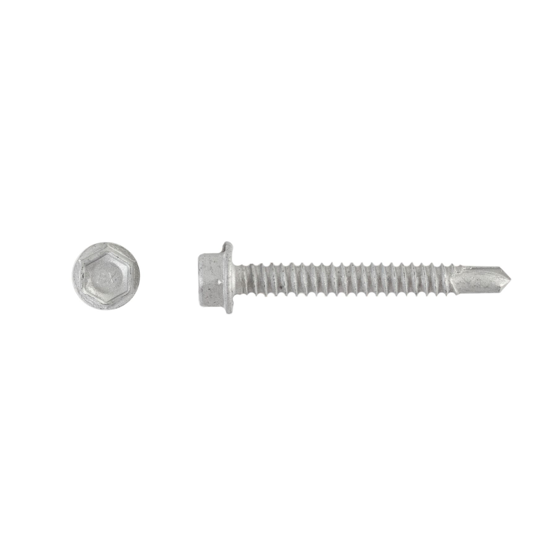 1/4-14 x 2'' Teks® 3 Steel to Steel Self-Drilling Screws, Hex Washer Head, Hex-Unslotted, Climaseal®, 1155000