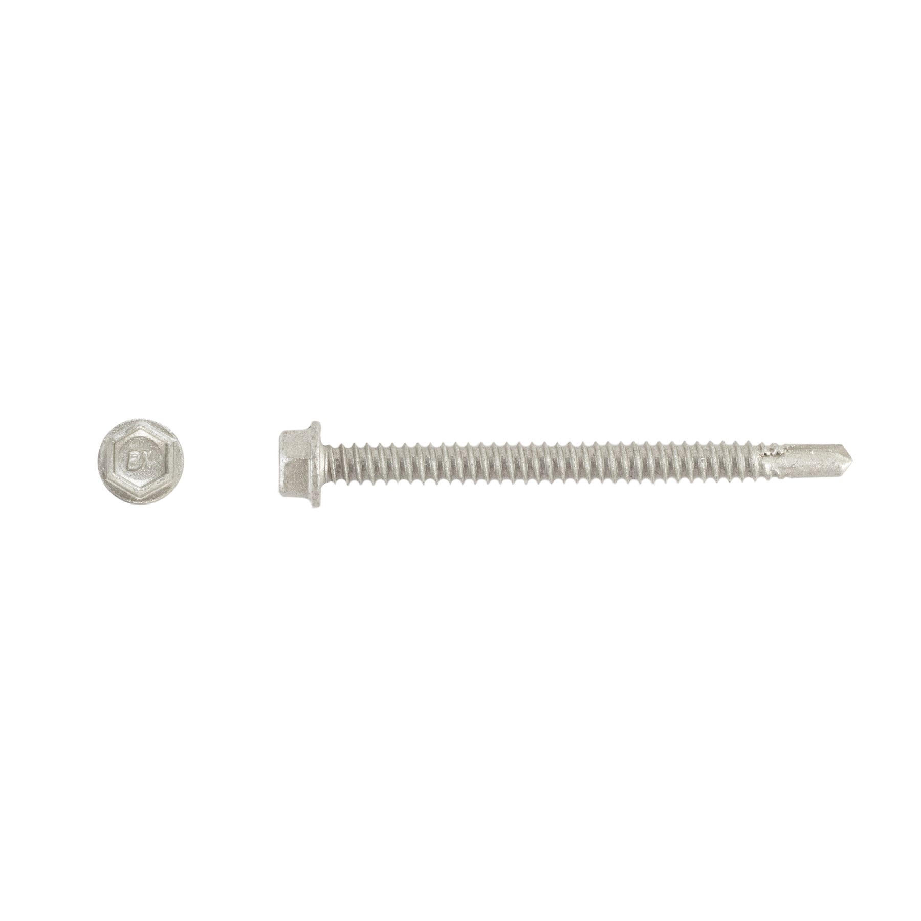 1/4-14 x 3'' Teks® 3 Steel to Steel Self-Drilling Screws, Hex Washer Head, Hex-Unslotted, Climaseal®, 1157000