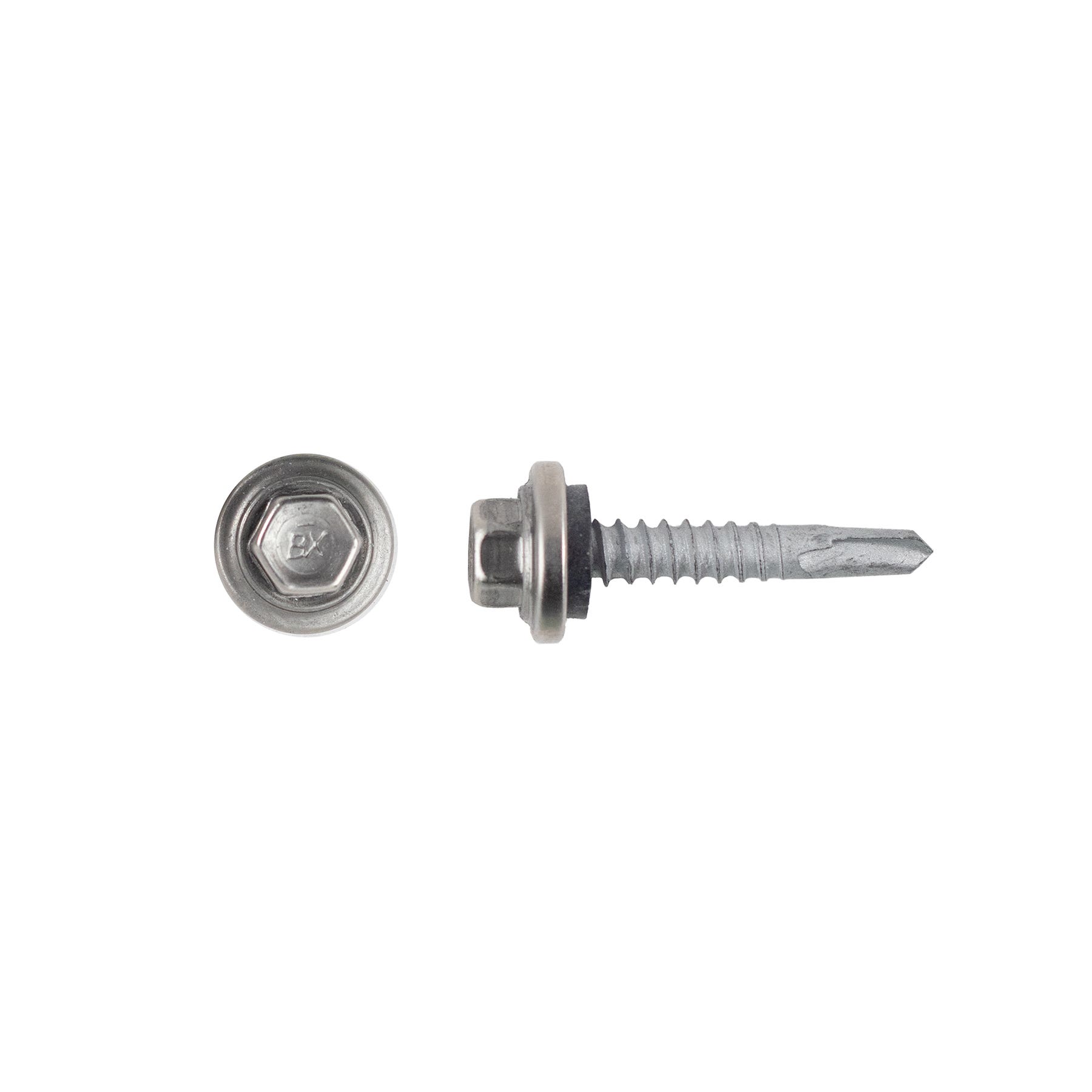 #12-14 x 1-1/4'' Teks® 2 Scots™ Steel-to-Steel Self-Drilling Screws, Hex-Unslotted, Climaseal®, 1167253