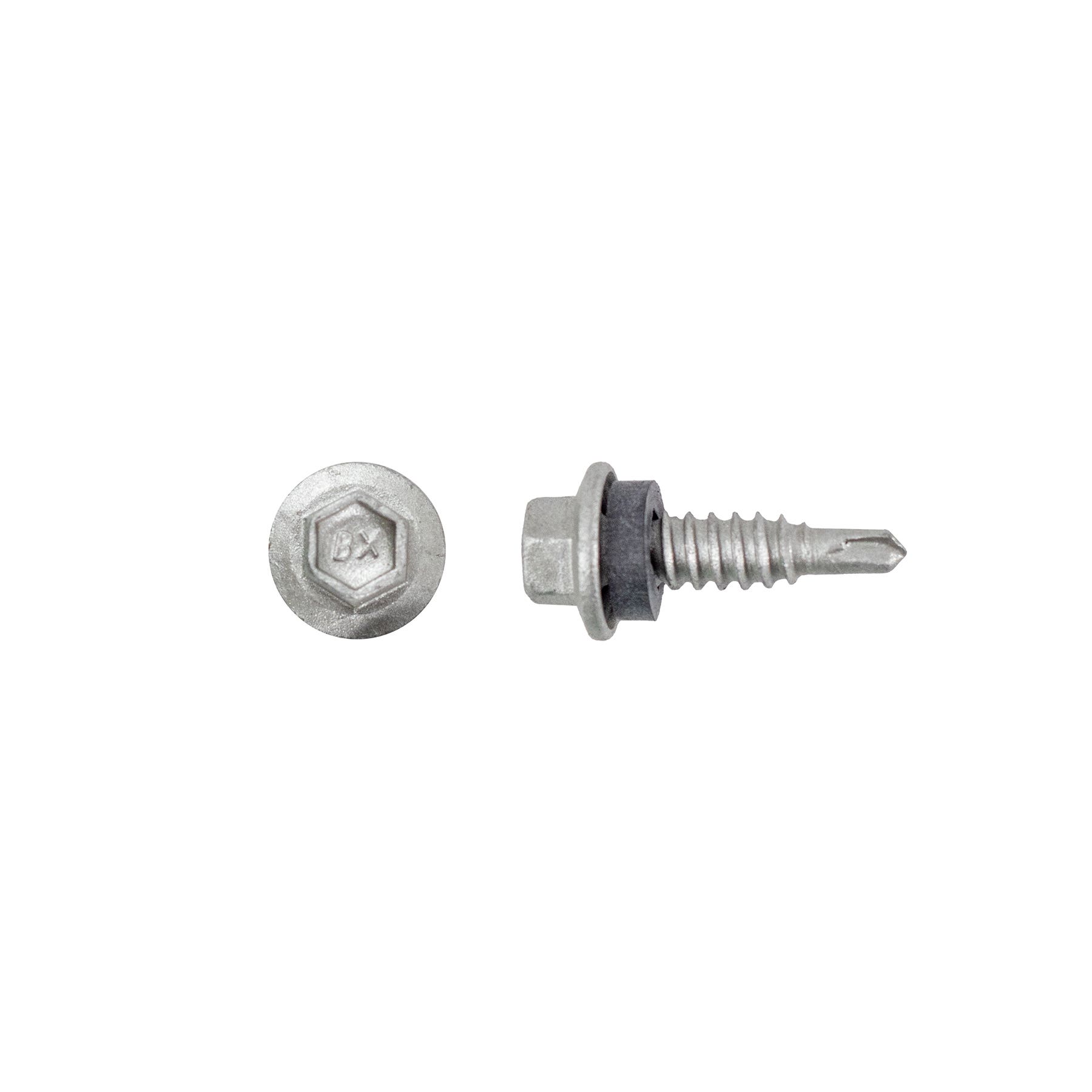 1/4-14 x 7/8'' Teks® 1 Maxiseal® Steel-to-Steel Self-Drilling Screws, Hex-Unslotted, Climaseal®, 1389000