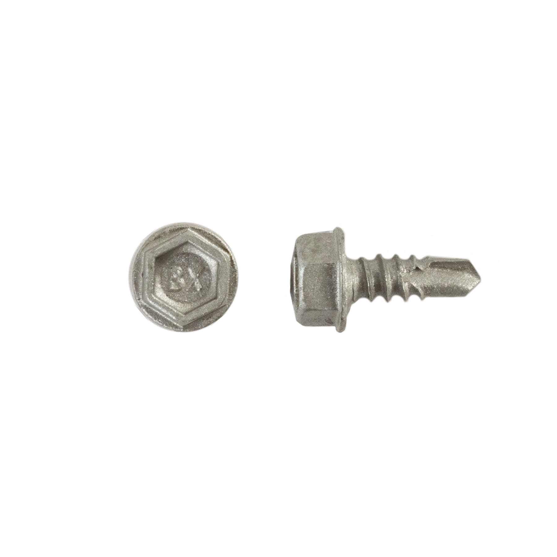 #10-16 x 1/2'' Teks® 3 Steel to Steel Self-Drilling Screws, Hex Washer Head, Hex-Unslotted, Climaseal®, 1397000
