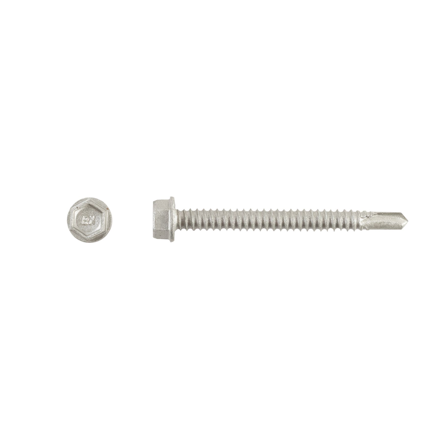 1/4-14 x 2-1/2'' Teks® 3 Steel to Steel Self-Drilling Screws, Hex Washer Head, Hex-Unslotted, Climaseal®, 1554000