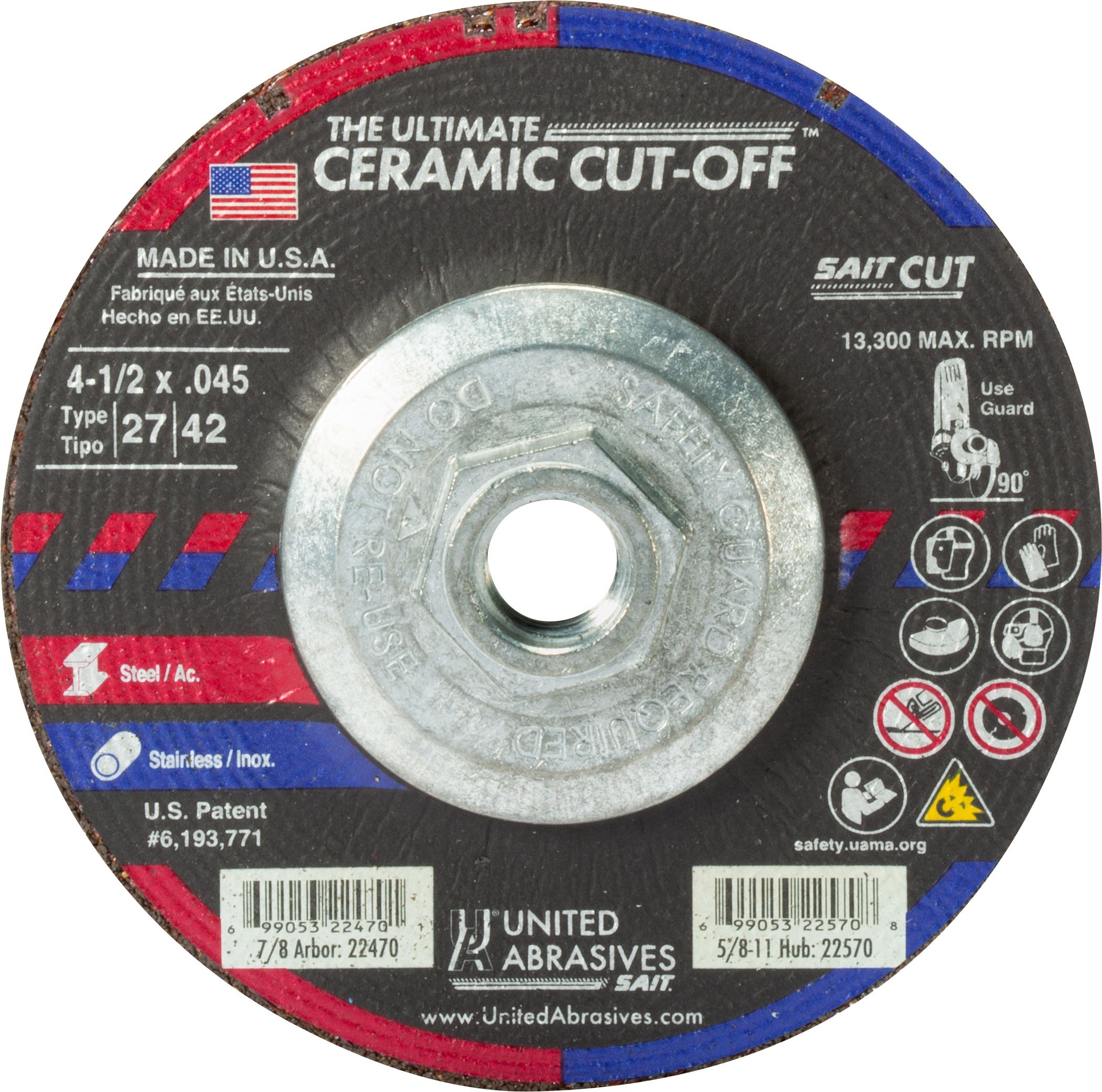 Ceramic cut hot sale off wheel