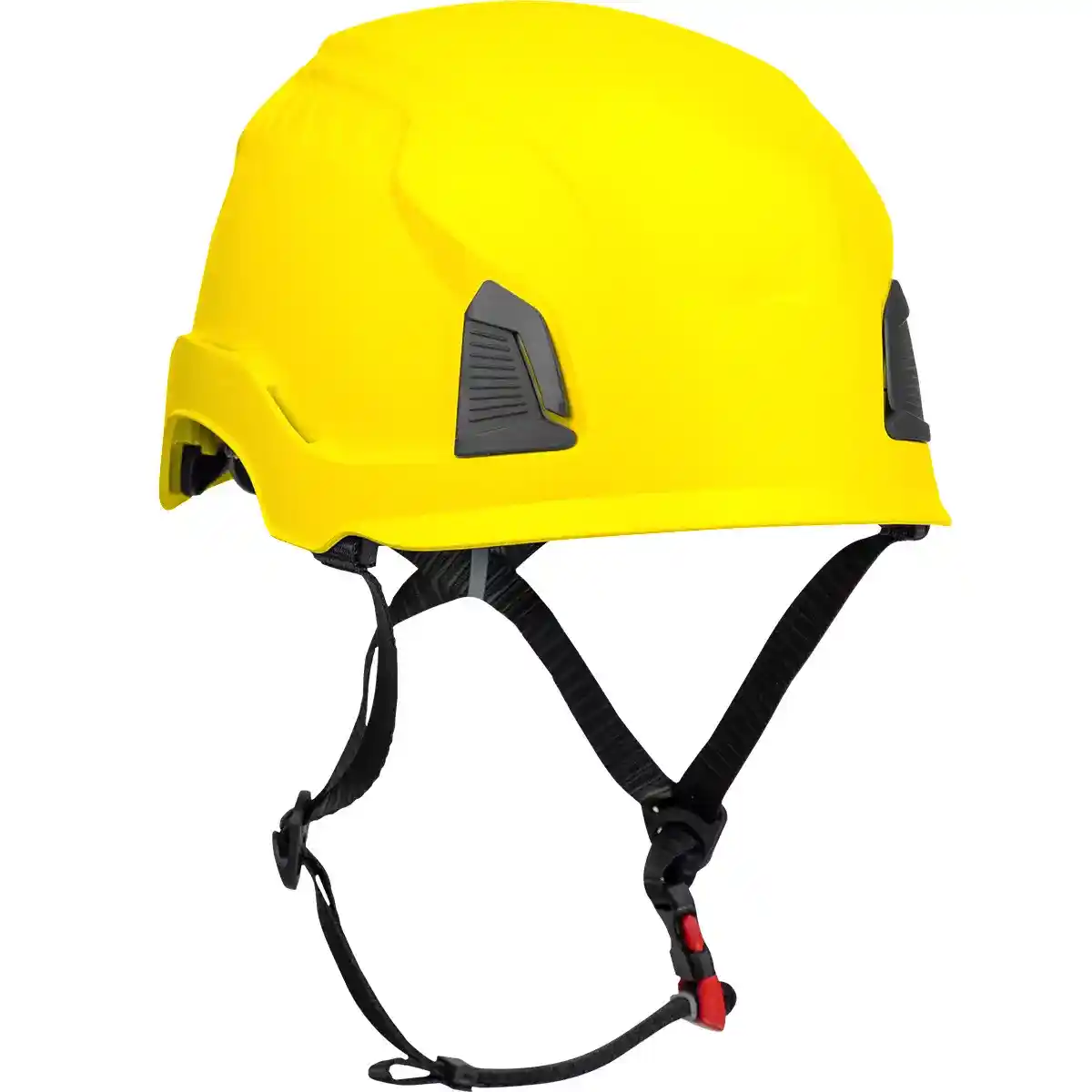 Traverse™ Industrial Climbing Helmet, Type II ANSI, Polycarbonate/ABS, 4-Point Chin Strap, Yellow