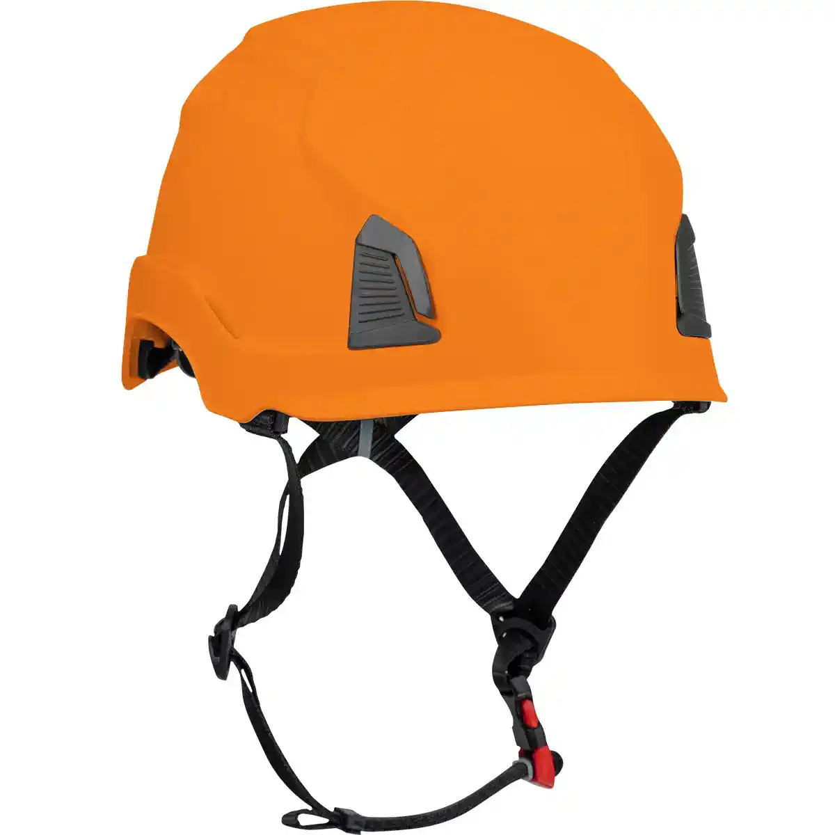 Traverse™ Industrial Climbing Helmet, Type II ANSI, Polycarbonate/ABS, 4-Point Chin Strap, Orange
