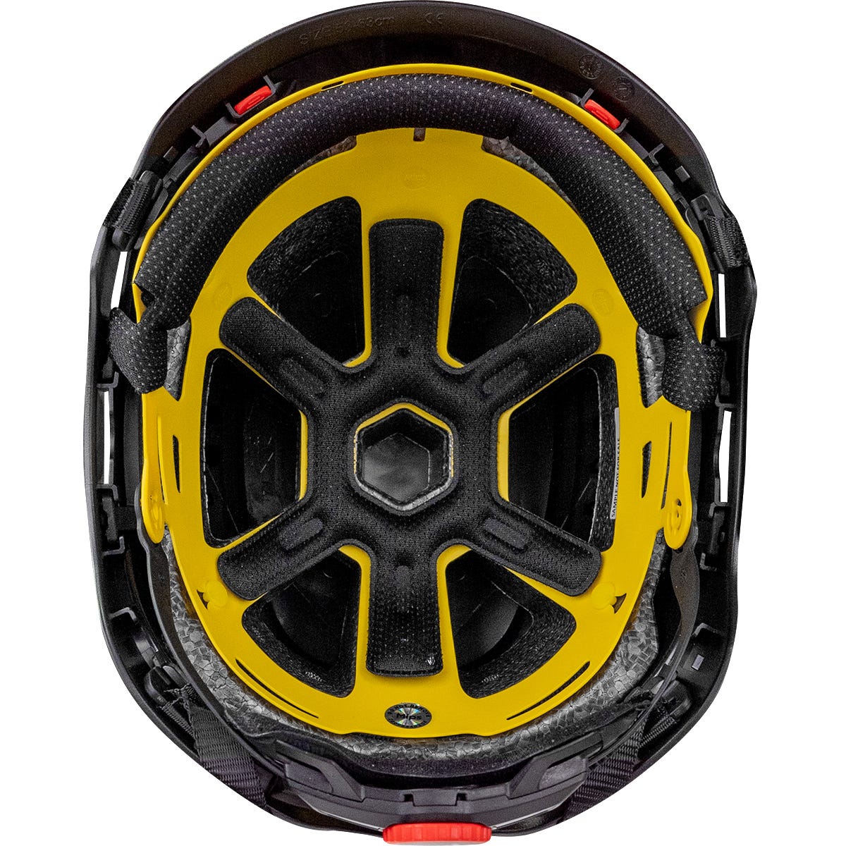 Traverse™ Industrial Climbing Helmet, Type II ANSI, Polycarbonate/ABS, 4-Point Chin Strap, Black