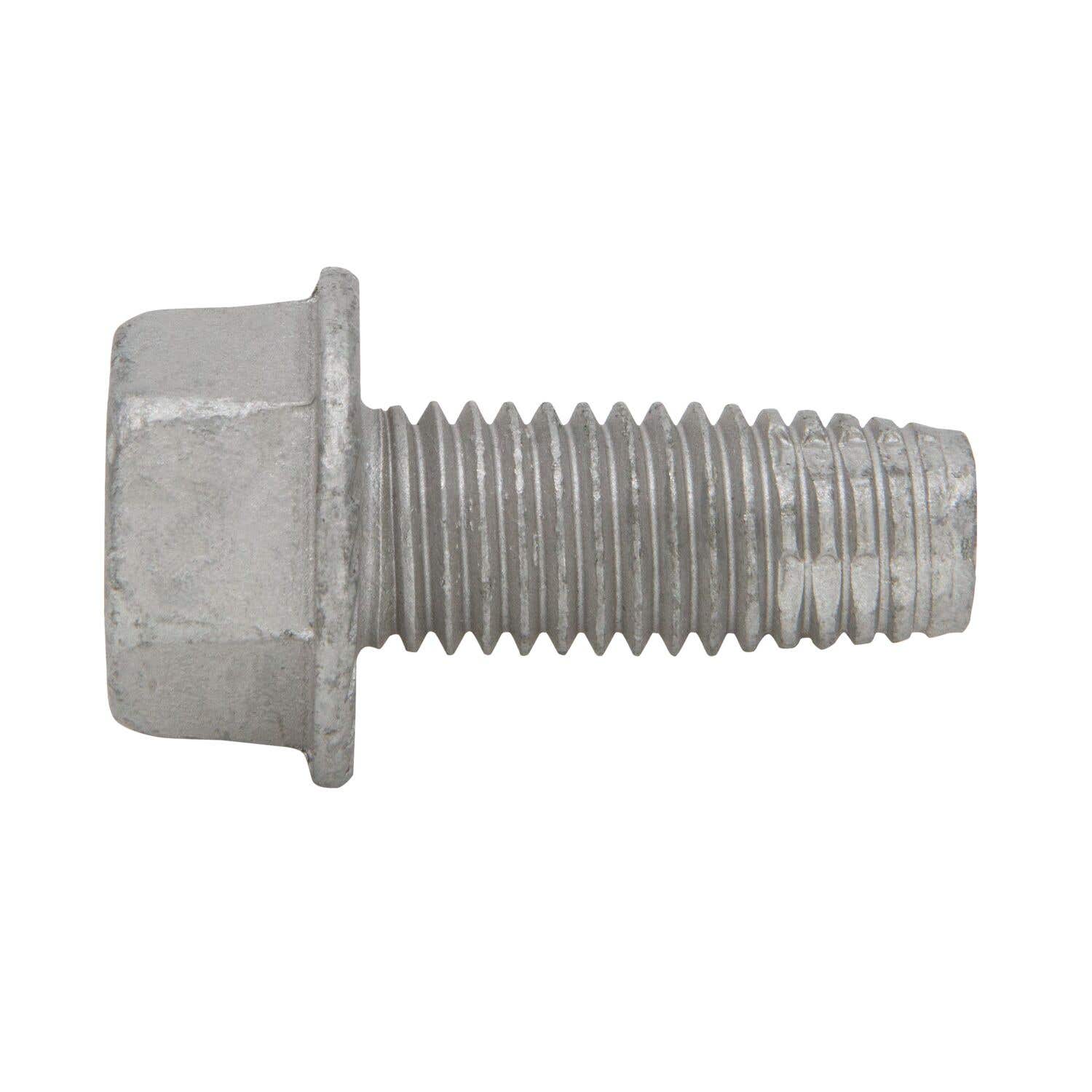 5/8-11 x 2 Tap-Flex Thread-Forming Structural Screws, Hex Washer Head, Alloy Steel with Silver Stalgard SUB Coating