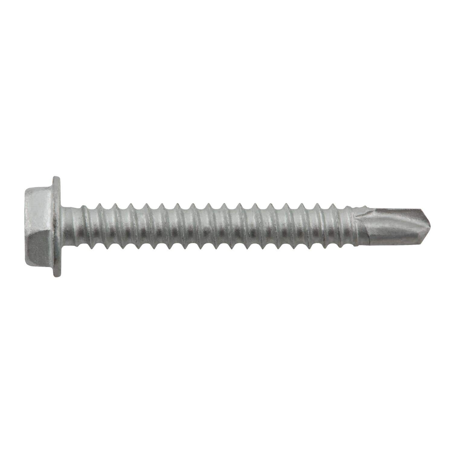 #10-16 X 1-1/2" Dril-Flex Structural Self-Drilling Screws, 5/16 Hex Washer Head, #3 Point, Alloy Steel with Stalgard SUB Coating