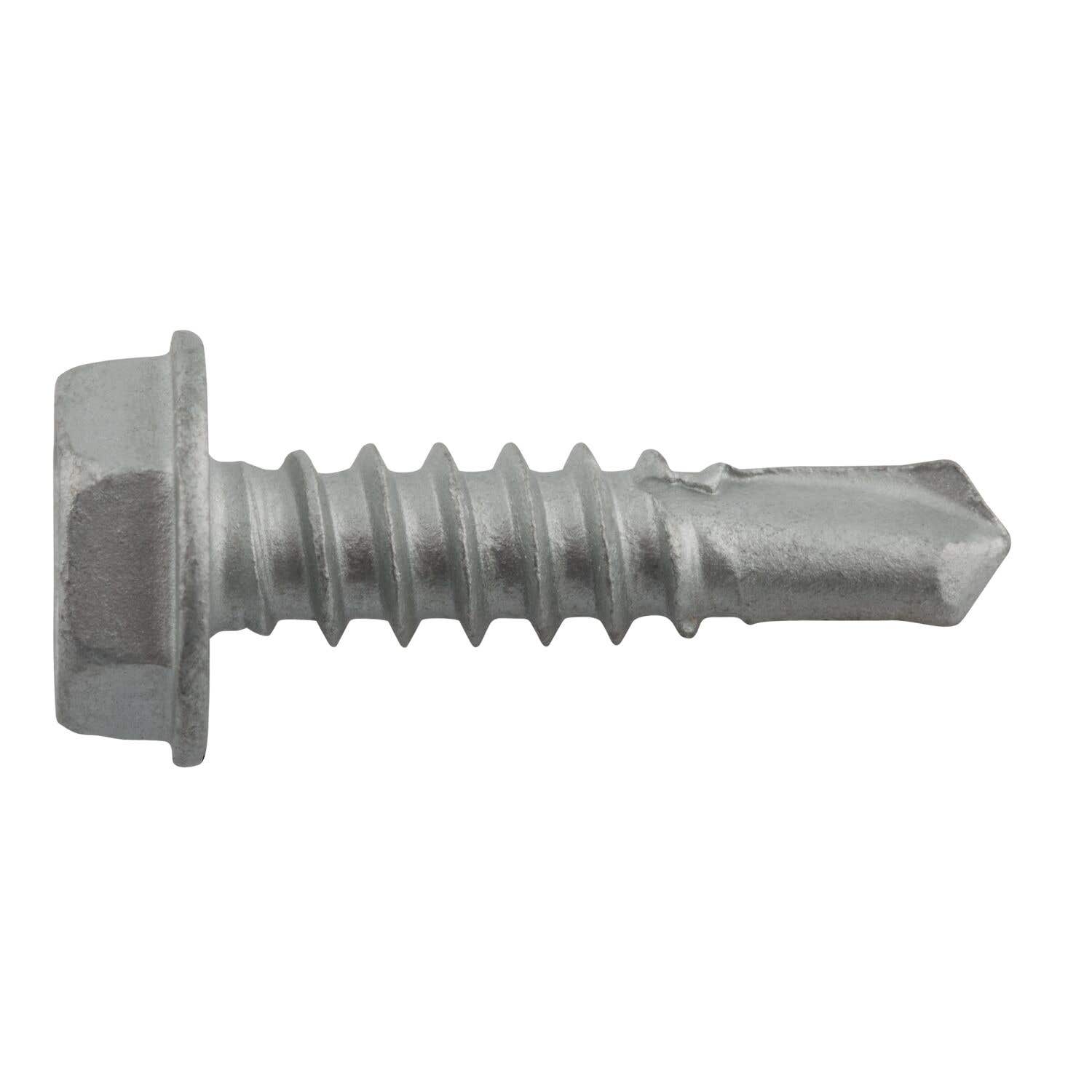 #10-16 x 3/4" Alumi-Flex Self-Drilling Screws, Hex Washer Head, #3 Point, 302 Stainless Steel with Stalgard GB Coating