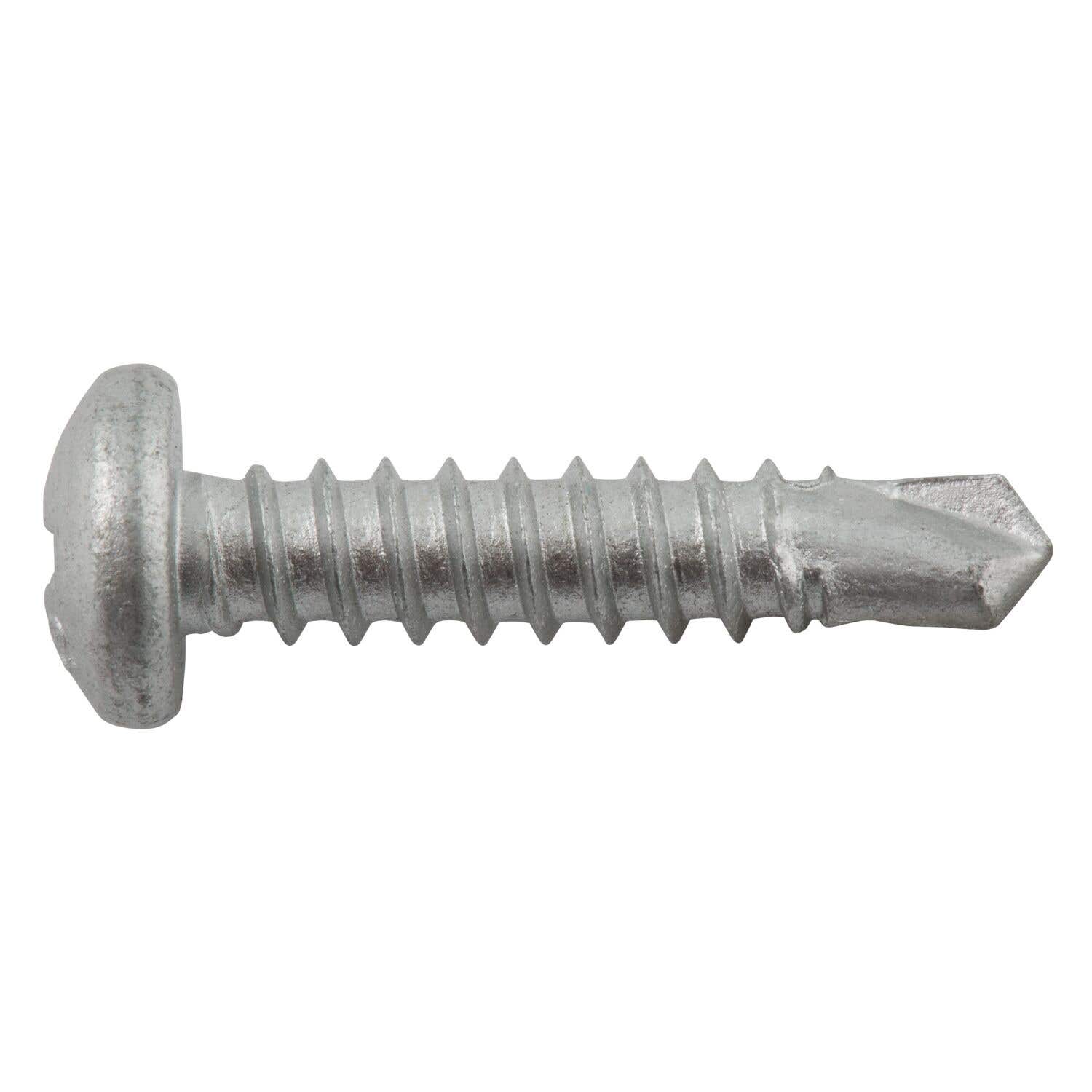 #8-18 x 3/4" Bi-Flex 300 Series Bi-Metal Self-Drilling Screws, Pan Head with #2 Phillips Drive, #2 Point, Hardened Steel Tapping Threads and Point, 18-8 Stainless Steel Head and Shank with Stalgard GB Coating
