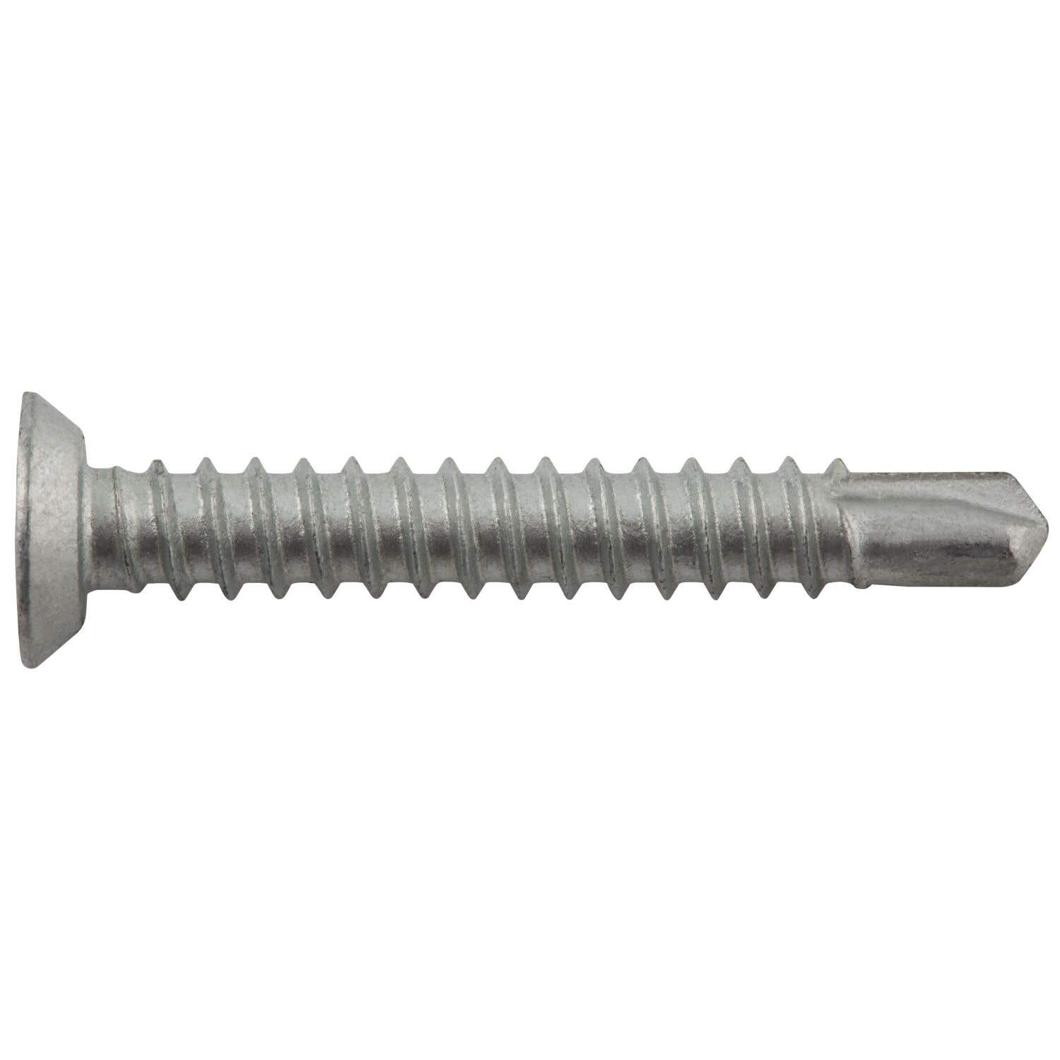 #12-14 x 1-1/2" Dril-Flex Structural Self-Drilling Screws, #3 Phillips Undercut Flat Head, #3 Point, Alloy Steel with Stalgard Coating, DeWalt® DFSEBL223-100