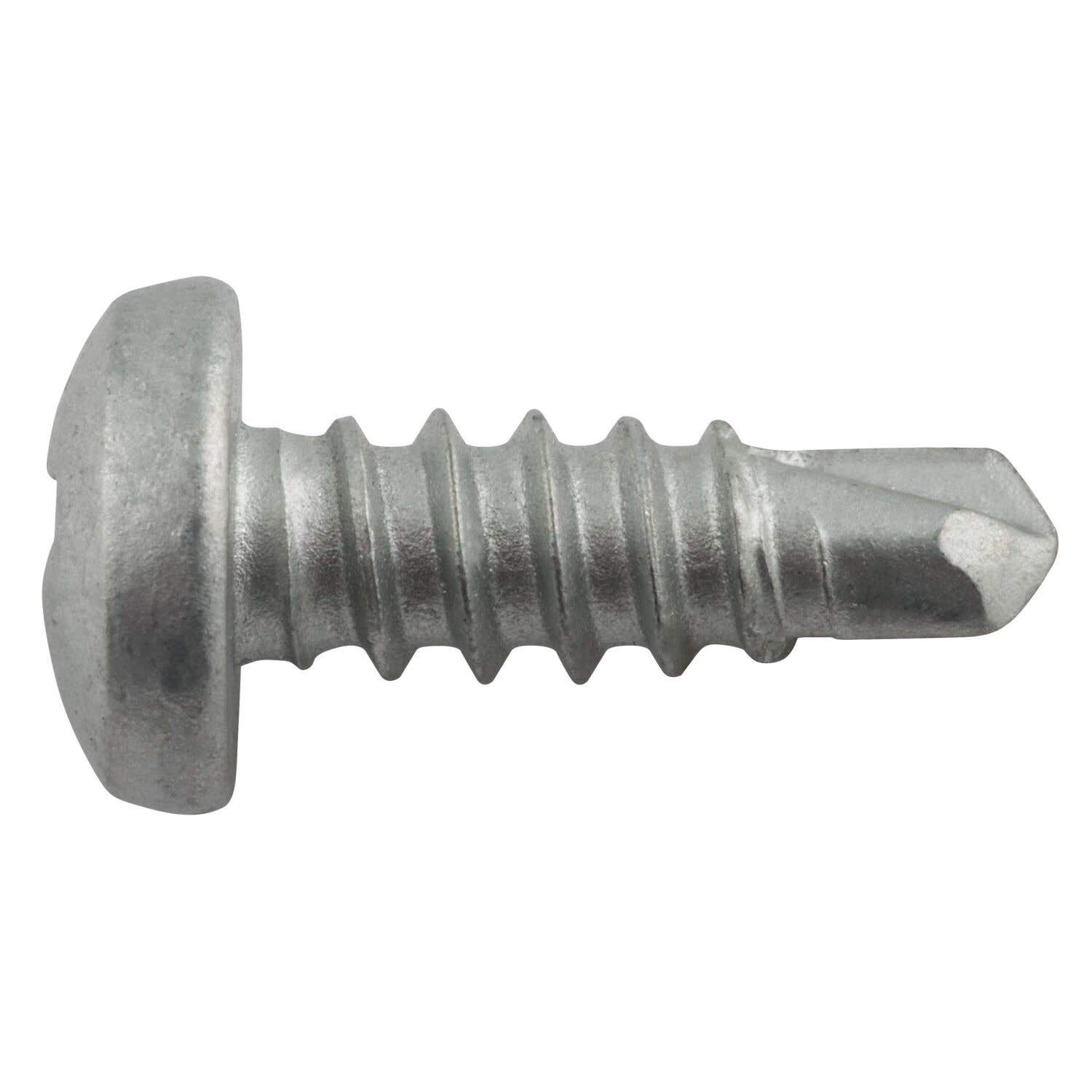 #8-18 x 1/2" Drilit Self-Drilling Screws, #2 Pan Phillips Head, #2 Point, Case Hardened Carbon Steel with Stalgard Coating