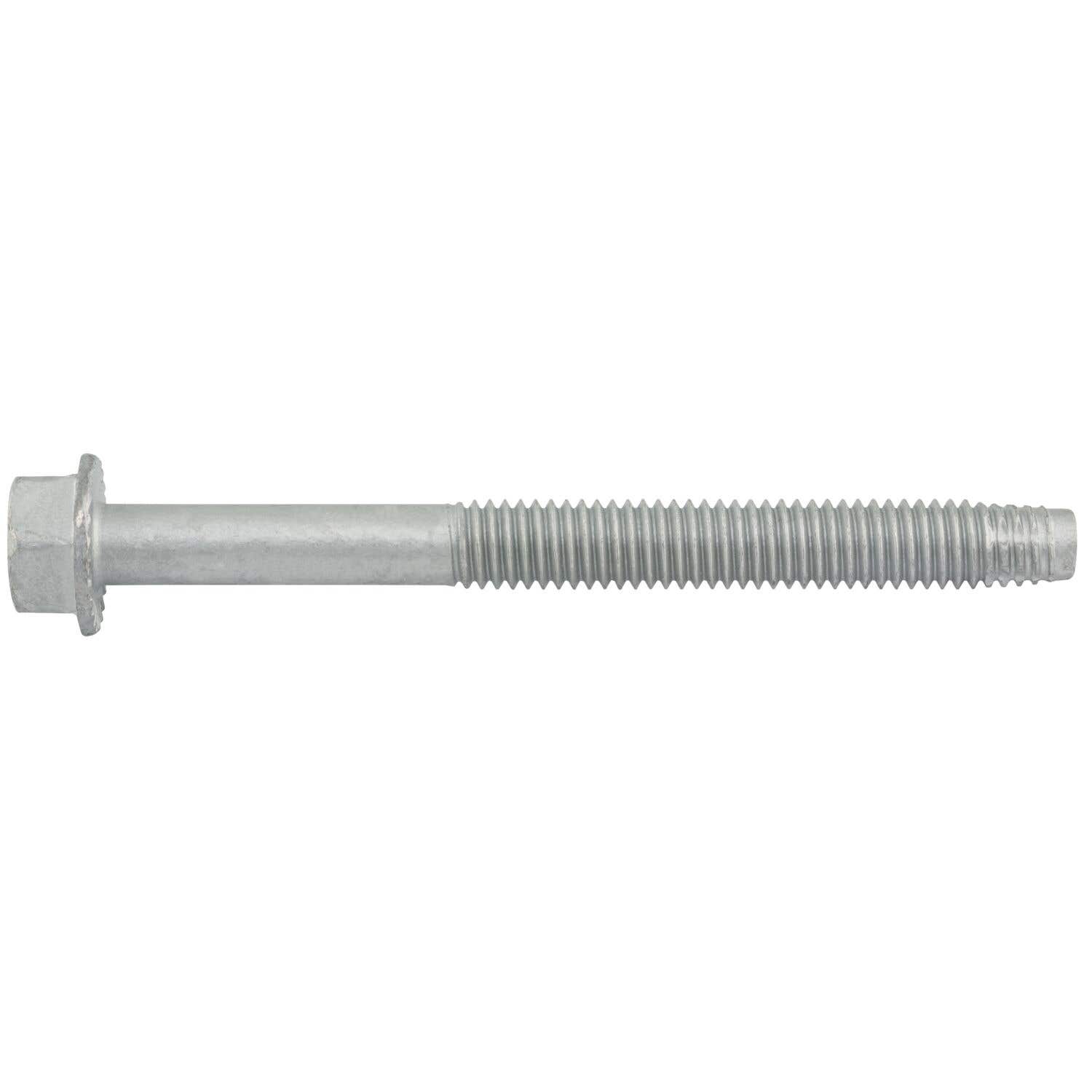 3/8-16 x 4 Tap-Flex Thread-Forming Structural Screws, Hex Washer Head, Alloy Steel with Silver Stalgard SUB Coating