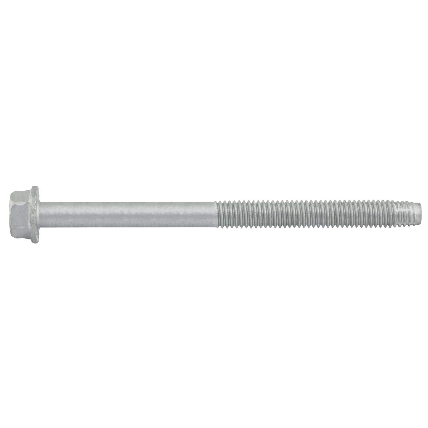 3/8-16 x 5 Tap-Flex Thread-Forming Structural Screws, Hex Washer Head, Alloy Steel with Silver Stalgard SUB Coating