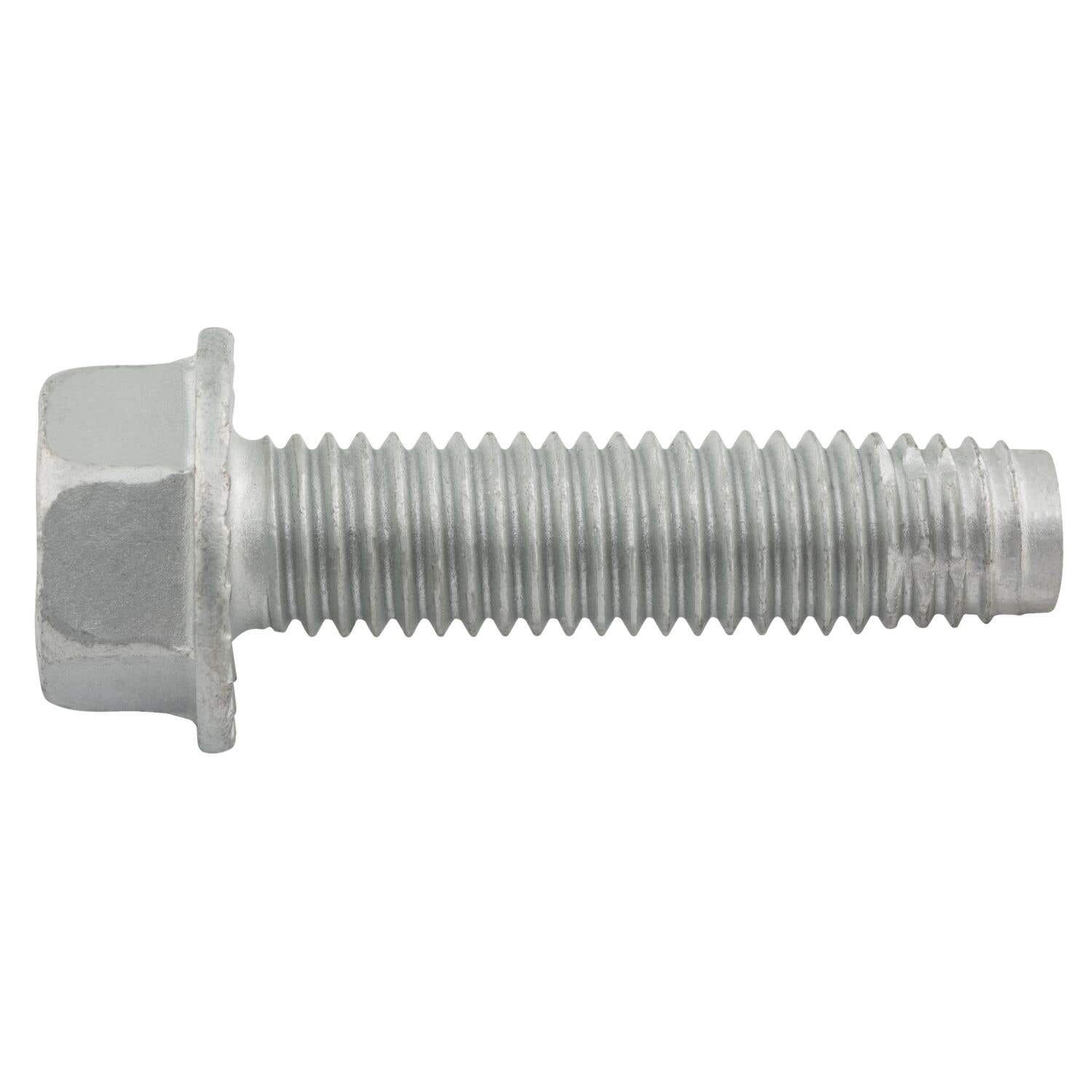 1/2"-13 x 2" Tap-Flex® Thread-Forming Structural Screws, Hex Washer Head, Alloy Steel with Silver Stalgard SUB Coating
