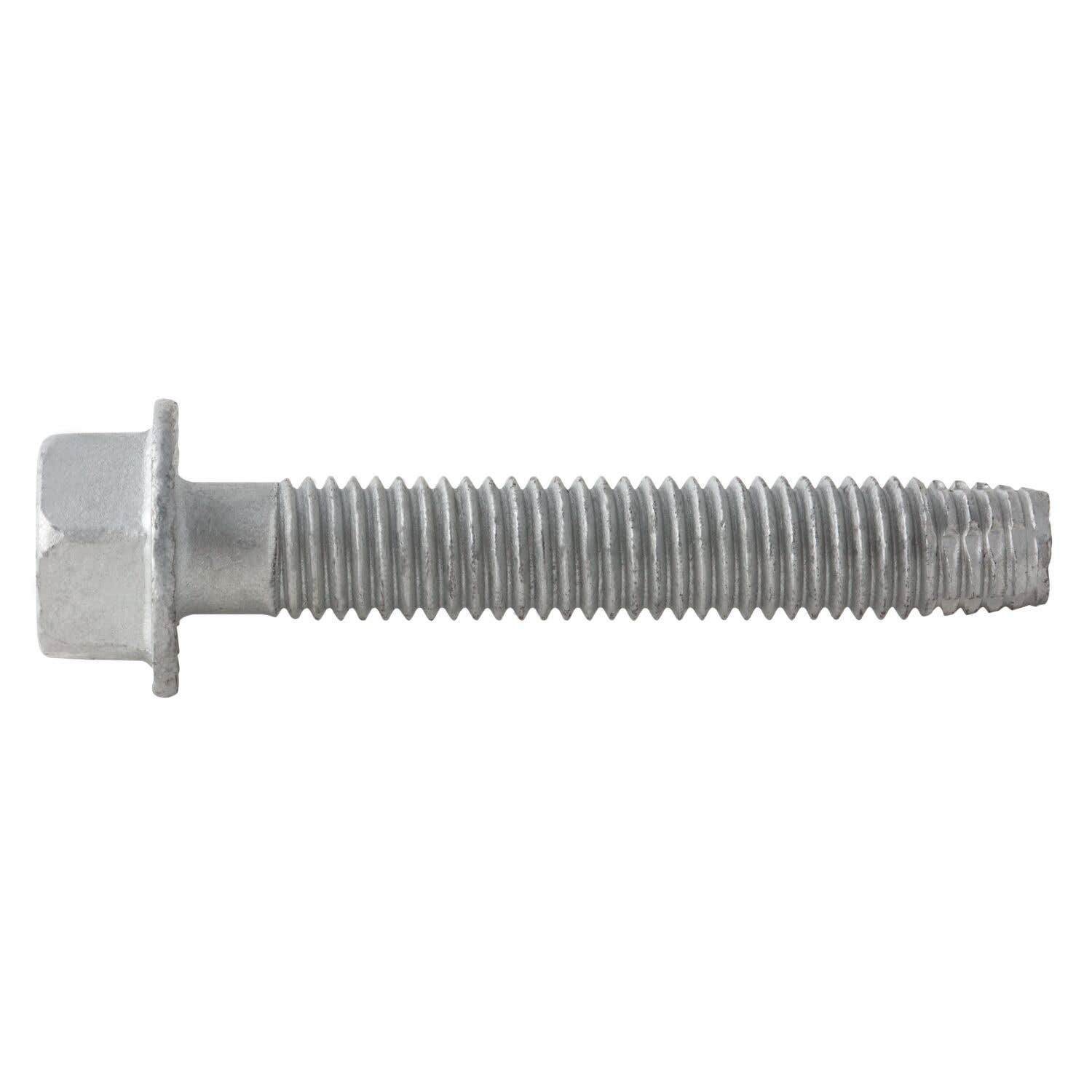 1/2"-13 x 3" Tap-Flex Thread-Forming Structural Screws, Hex Washer Head, Alloy Steel with Silver Stalgard SUB Coating