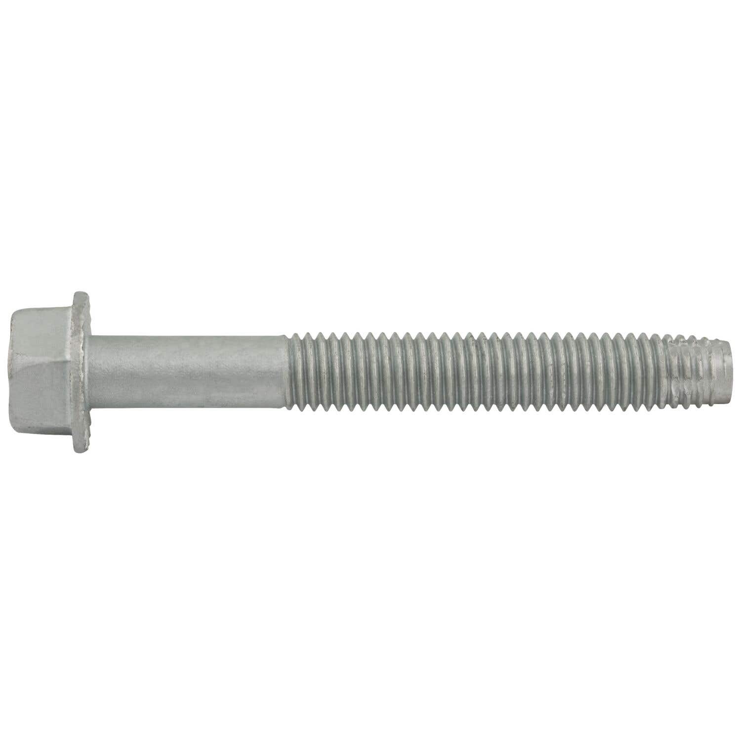 1/2-13 x 4 Tap-Flex Thread-Forming Structural Screws, Hex Washer Head, Alloy Steel with Silver Stalgard SUB Coating