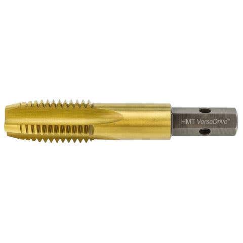 3/8"-16 VersaDrive® ImpactaTaps (Impact Ready) - UNC Taps, 5/16" (8.00mm) Tap Hole Size, 11mm VersaDrive Hex Shank, High-Grade Tool Steel / Titanium Coating