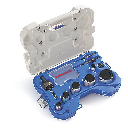 Lenox 10 Piece Plumbers Hole Saw Kit