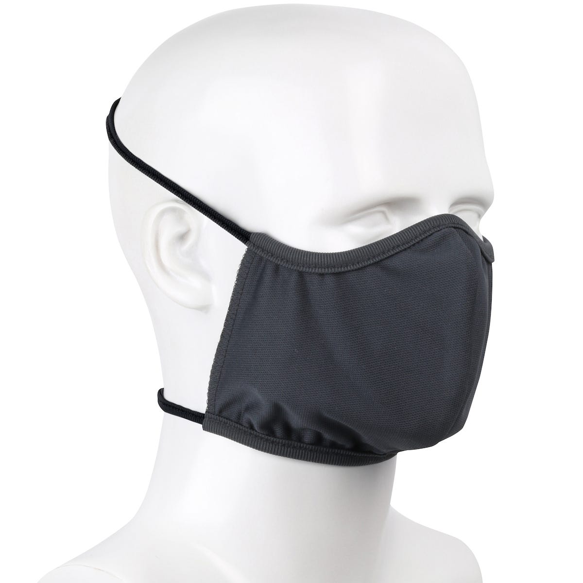 PIP Safety Fabric Face Cover with Adjustable Head Straps, 2-Ply, 100% Polyester