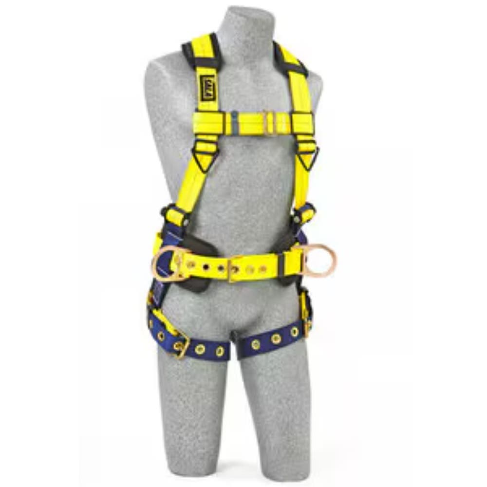3M™ DBI-SALA® Delta™ Vest-Style Harness 1102000, Back D-Ring, Tongue Buckle Leg Straps - Universal