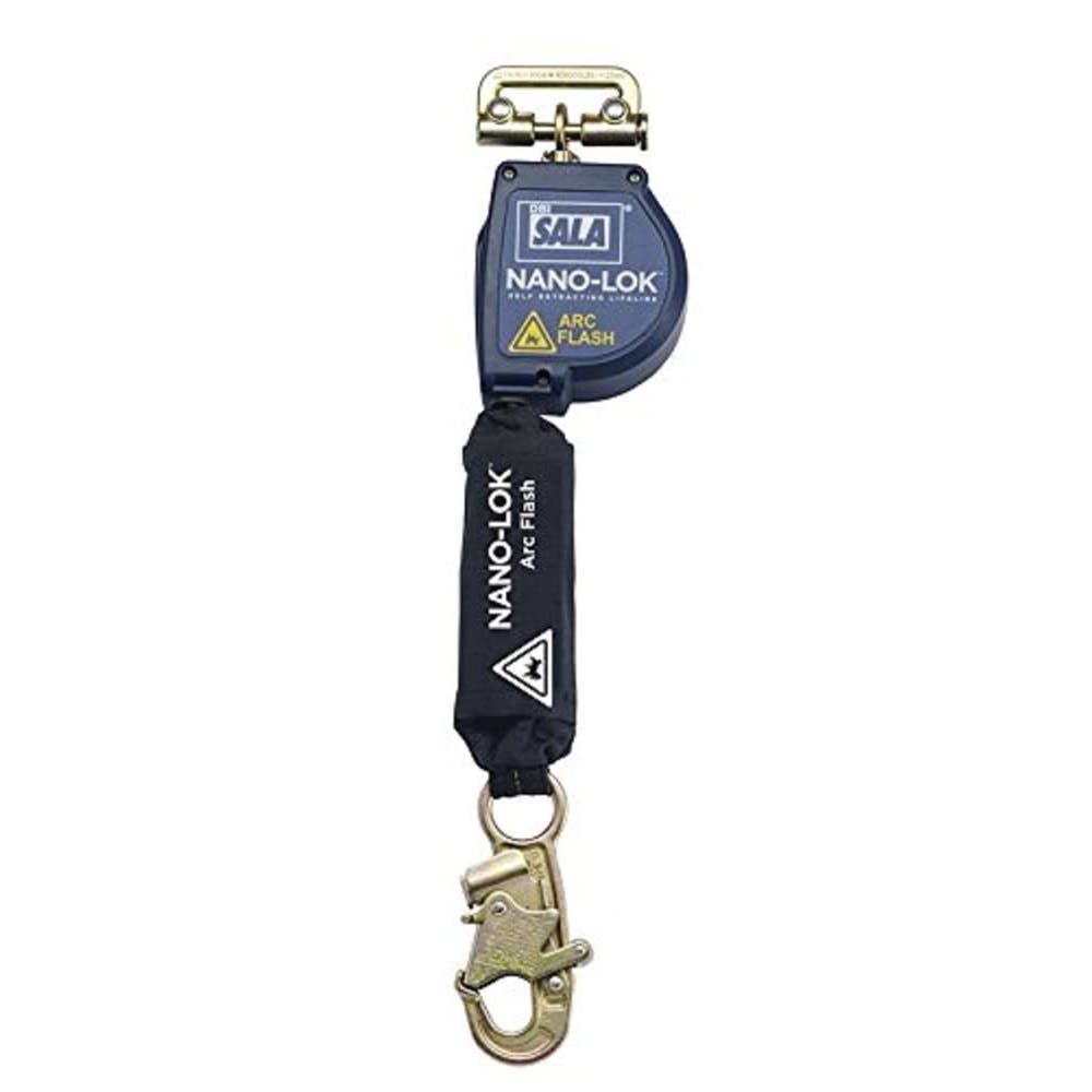 3M™ DBI-SALA® Nano-Lok™ Arc Flash Quick Connect Self Retracting Lifeline, Web 3101526, 8 ft. (2.4m), 1 EA