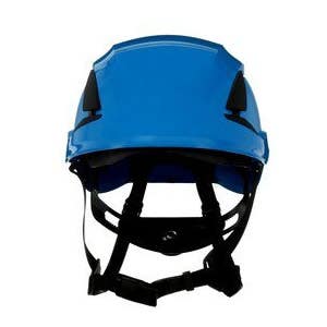 3M™ SecureFit™ Safety Helmet - X5001-ANSI, 6 Point Ratchet Suspension, Meets ANSI Z89.1, ABS Construction, Blue