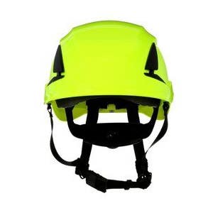 3M™ SecureFit™ Safety Helmet - X5001-ANSI, 6 Point Ratchet Suspension, Meets ANSI Z89.1, ABS Construction, Hi-Vis Green