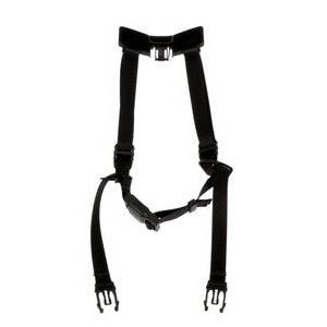 3M™ X5-P4PTCS1 Premium 4 Point Chin Strap with Magnetic Buckle for SecureFit™ X5000 Safety Helmets, Nylon, Black