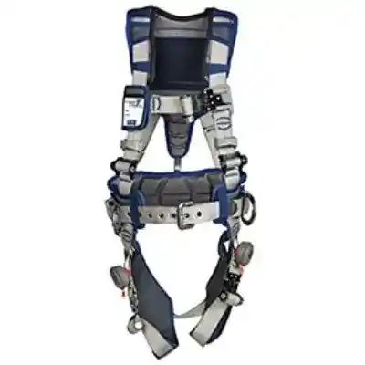 3M™ DBI-SALA® ExoFit STRATA™ Construction Style Positioning Harness 1112536, Grey, Blue, Medium, 1 EA