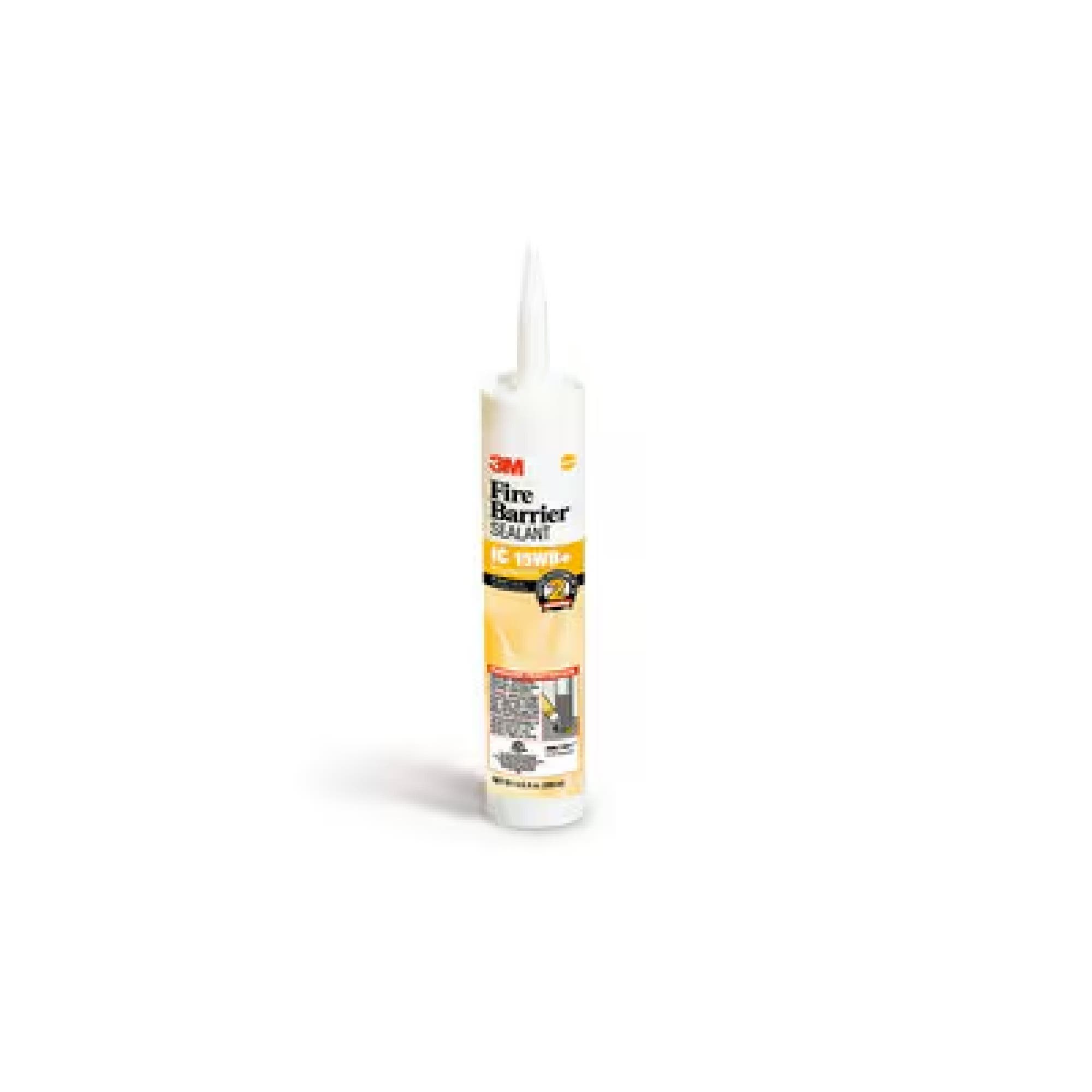 3M™ Fire Barrier Sealant IC 15WB+, Yellow, 10.1 fl oz Cartridge, 12/Case