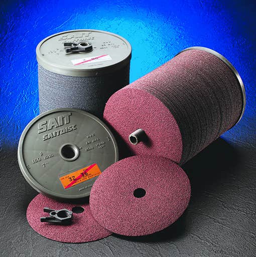 7" x 7/8" 3Z Premium Zirconium Grain with Grinding Aid Fiber Discs, 36 Grit, Bulk Pack, United Abrasives 58636